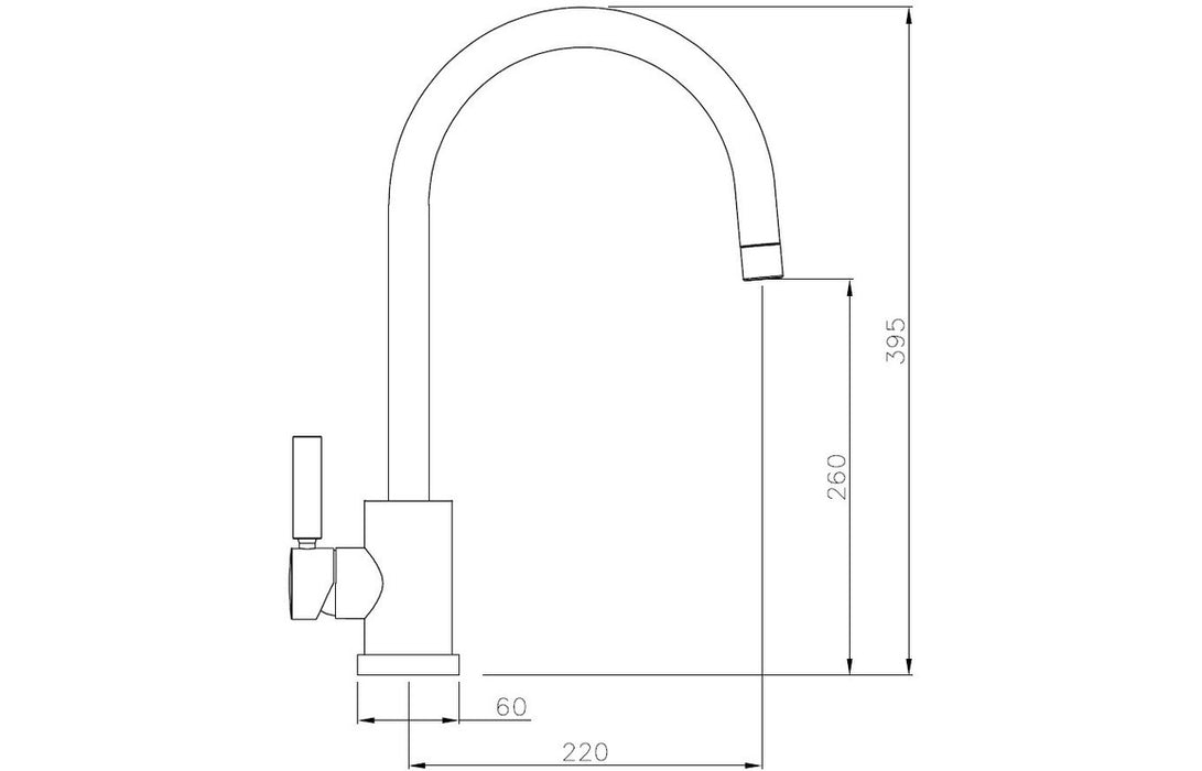 Abode Matrix 1.5B RHMB Undermount St/Steel Sink & Atlas Tap Pack