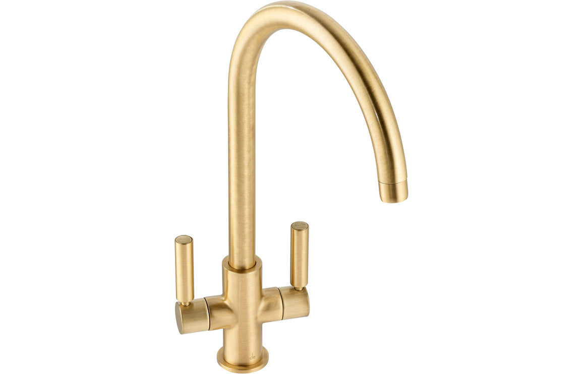 Abode Globe Monobloc Mixer Tap - Brushed Brass