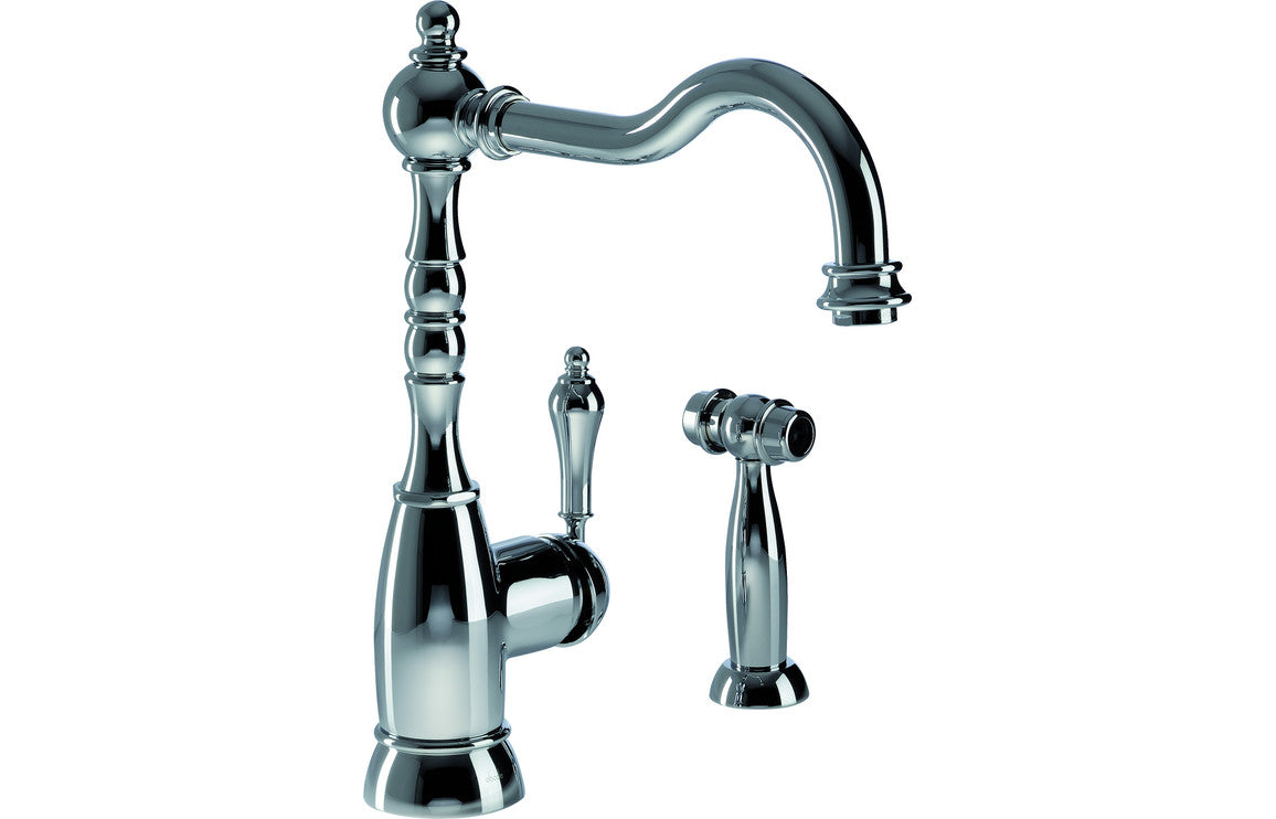 Abode Bayenne Single Lever Mixer Tap w/Handspray - Chrome