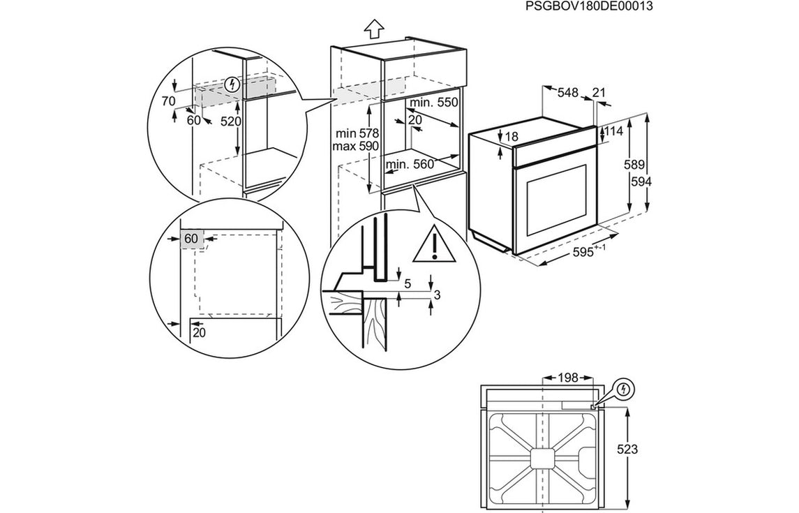 Aeg Bi Single Electric Oven Ststeel Beb231011m Aeg Single Ovens 7361