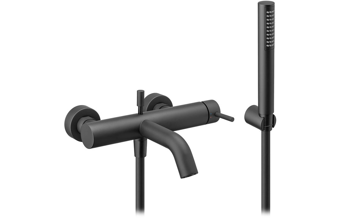 Vema Maira Wall Mounted Bath/Shower Mixer - Black