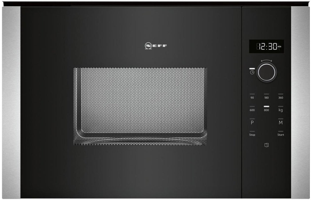 Neff N50 HLAWD23N0B Microwave - Black w/Steel Trim