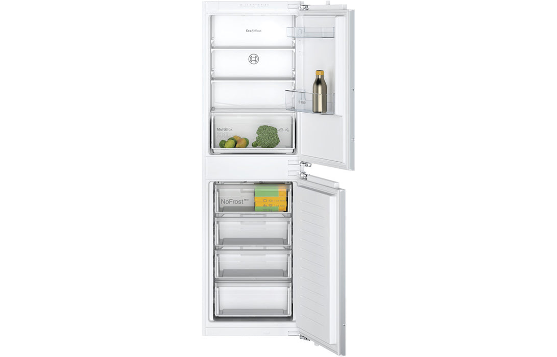 Bosch Serie 2 KIN85NFF0G Built In Frost Free 50/50 Fridge Freezer (Fixed Hinge)